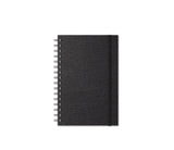 Notebook with Graph Paper, Gunmetal Mesh Journal, JournalBooks®, Wirebound Journal